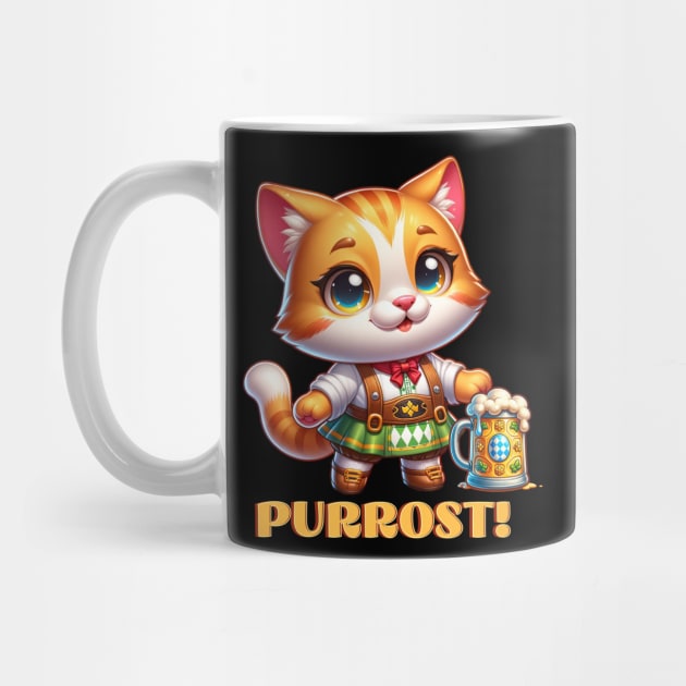 Oktoberfest Cat Prost! by HolidayBug